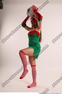 VERONIKA ELF STANDING POSE WITH BOX